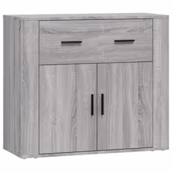 vidaXL 3x Sideboards Engineered Wood Cupboard Storage Cabinet Multi Colours - grey sonoma - Additional view 5
