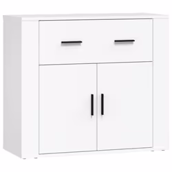 vidaXL 3x Sideboards Engineered Wood Cupboard Storage Cabinet Multi Colours - white - Additional view 5