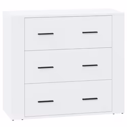 vidaXL 3x Sideboards Engineered Wood Cupboard Storage Cabinet Multi Colours - white - Additional view 6