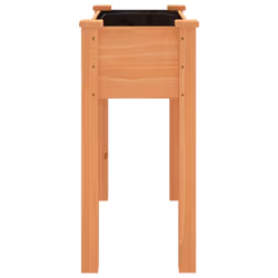 vidaXL Planter Plant Pot with Liner Raised Bed Flower Pot Grey Solid Wood Fir - brown, 71 x 37 x 76 cm - Additional view 4