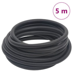 vidaXL Hybrid Air Hose Compressor Hose Pneumatic Hose Black Rubber and PVC - 5 m, without coupler