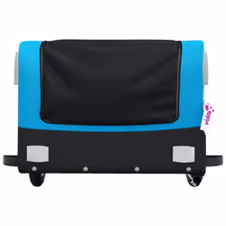 vidaXL Bike Cargo Trailer Bike Cart Bicycle Cargo Trailer Bike Wagon Iron - blue, 122 x 52.5 x 42.5 cm - Additional view 5