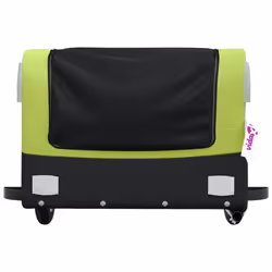 vidaXL Bike Cargo Trailer Bike Cart Bicycle Cargo Trailer Bike Wagon Iron - green, 122 x 52.5 x 42.5 cm - Additional view 5