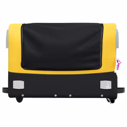vidaXL Bike Cargo Trailer Bike Cart Bicycle Cargo Trailer Bike Wagon Iron - yellow, 126 x 63 x 50 cm - Additional view 5