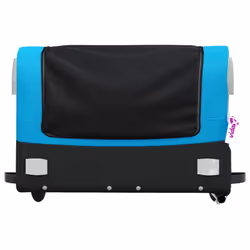 vidaXL Bike Cargo Trailer Bike Cart Bicycle Cargo Trailer Bike Wagon Iron - blue, 126 x 63 x 50 cm - Additional view 5