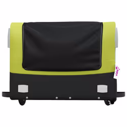 vidaXL Bike Cargo Trailer Bike Cart Bicycle Cargo Trailer Bike Wagon Iron - green, 137 x 69 x 59 cm - Additional view 5