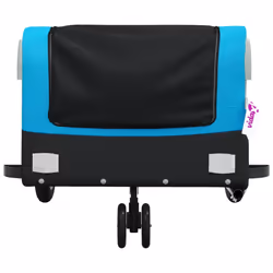 vidaXL Bike Cargo Trailer Bike Cart Bicycle Cargo Trailer Bike Wagon Iron - blue, 122 x 53 x 53 cm - Additional view 5