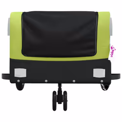 vidaXL Bike Cargo Trailer Bike Cart Bicycle Cargo Trailer Bike Wagon Iron - green, 122 x 53 x 53 cm - Additional view 5