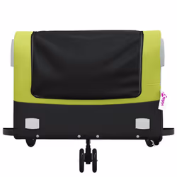 vidaXL Bike Cargo Trailer Bike Cart Bicycle Cargo Trailer Bike Wagon Iron - green - Additional view 5