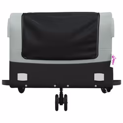 vidaXL Bike Cargo Trailer Bike Cart Bicycle Cargo Trailer Bike Wagon Iron - grey, 138 x 69 x 58 cm - Additional view 5