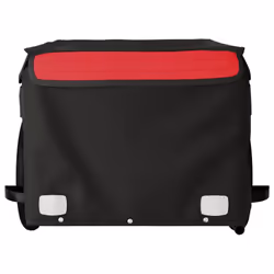 vidaXL Bike Cargo Trailer Bike Carriage Bicycle Wagon Trailer with Flag Iron - red - Additional view 5
