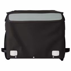 vidaXL Bike Cargo Trailer Bike Carriage Bicycle Wagon Trailer with Flag Iron - grey, 120 x 54 x 44 cm - Additional view 5