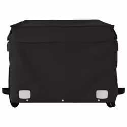vidaXL Bike Cargo Trailer Bike Carriage Bicycle Wagon Trailer with Flag Iron - black - Additional view 4