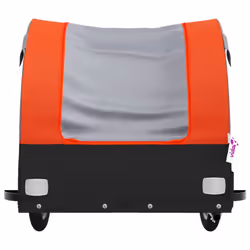vidaXL Bike Cargo Trailer Bike Cart Bicycle Cargo Trailer Bike Wagon Iron - orange, 123 x 52 x 53 cm - Additional view 5