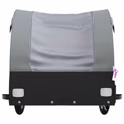 vidaXL Bike Cargo Trailer Bike Cart Bicycle Cargo Trailer Bike Wagon Iron - grey, 123 x 52 x 53 cm - Additional view 5