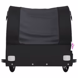 vidaXL Bike Cargo Trailer Bike Cart Bicycle Cargo Trailer Bike Wagon Iron - black, 126 x 63 x 63 cm - Additional view 5