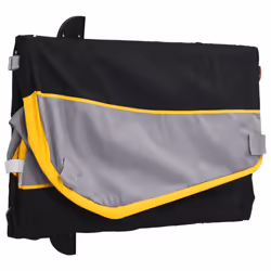 vidaXL Bike Cargo Trailer Bike Cart Bicycle Cargo Trailer Bike Wagon Iron - yellow, 133 x 68 x 68 cm - Additional view 8