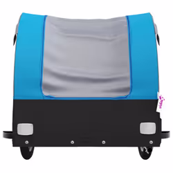 vidaXL Bike Cargo Trailer Bike Cart Bicycle Cargo Trailer Bike Wagon Iron - blue, 133 x 68 x 68 cm - Additional view 5