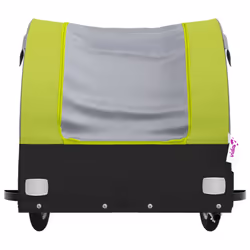 vidaXL Bike Cargo Trailer Bike Cart Bicycle Cargo Trailer Bike Wagon Iron - green, 133 x 68 x 68 cm - Additional view 5
