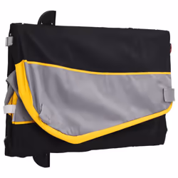 vidaXL Bike Trailer Bicycle Cargo Trailer Bike Cart Buggy Black 45 kg Iron - yellow - Additional view 8