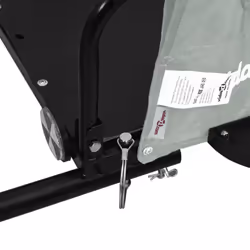 vidaXL Cargo Bike Trailer Bike Wagon Trolley Cart Red Oxford Fabric and Iron - grey, 122 x 53 x 33 cm - Additional view 8