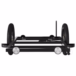 vidaXL Bike Cargo Trailer Bicycle Trailer Utility Cargo Trailer Black Iron - 122 x 53 x 28 cm - Additional view 4