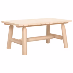 vidaXL Garden Lounge Set Wooden Outdoor Table and Chairs Solid Wood Spruce - brown, 2x armchair + bench + table - Additional view 4