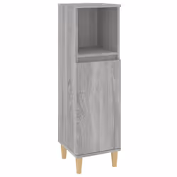 vidaXL Bathroom Furniture Set Washroom Vanity Unit 3 Piece Engineered Wood - grey sonoma - Additional view 6