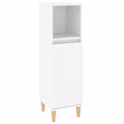 vidaXL Bathroom Furniture Set Washroom Vanity Unit 3 Piece Engineered Wood - white - Additional view 5