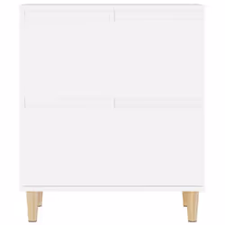 vidaXL Sideboards Storage Side Cabinet Cupboard Highboard Engineered Wood - white, 2 pcs - Additional view 7