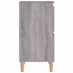 vidaXL Sideboards Storage Side Cabinet Cupboard Highboard Engineered Wood - grey sonoma, 2 pcs - Additional view 8