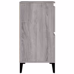 vidaXL Sideboards Storage Side Cabinet Cupboard Highboard Engineered Wood - grey sonoma, 2 pcs - Additional view 8