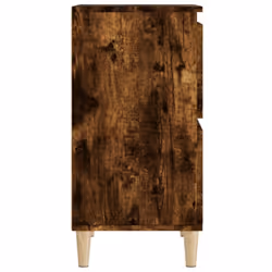 vidaXL Sideboards Storage Side Cabinet Cupboard Highboard Engineered Wood - smoked oak, 3 pcs - Additional view 8