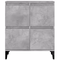vidaXL Sideboards Storage Side Cabinet Cupboard Highboard Engineered Wood - concrete grey, 3 pcs - Additional view 7