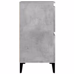 vidaXL Sideboards Storage Side Cabinet Cupboard Highboard Engineered Wood - concrete grey, 3 pcs - Additional view 8