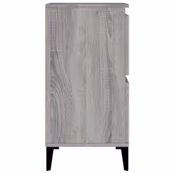 vidaXL Sideboards Storage Side Cabinet Cupboard Highboard Engineered Wood - grey sonoma, 3 pcs - Additional view 8