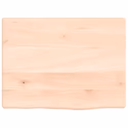 vidaXL Bathroom Countertop Vanity Top Wash Basin Worktop Treated Solid Wood - brown, 40 x 30 x 2 cm
