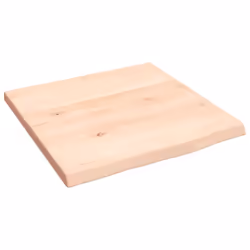vidaXL Bathroom Countertop Vanity Top Wash Basin Worktop Treated Solid Wood - brown, 40 x 40 x 2 cm