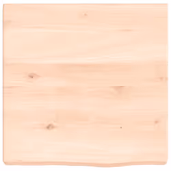 vidaXL Bathroom Countertop Vanity Top Wash Basin Worktop Treated Solid Wood - brown, 40 x 40 x 4 cm
