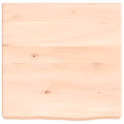 vidaXL Bathroom Countertop Vanity Top Wash Basin Worktop Treated Solid Wood - brown, 40 x 40 x 6 cm