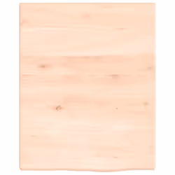 vidaXL Bathroom Countertop Vanity Top Wash Basin Worktop Treated Solid Wood - brown, 40 x 50 x 2 cm