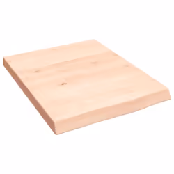 vidaXL Bathroom Countertop Vanity Top Wash Basin Worktop Treated Solid Wood - brown, 40 x 50 x 4 cm
