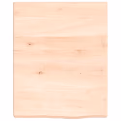vidaXL Bathroom Countertop Vanity Top Wash Basin Worktop Treated Solid Wood - brown, 40 x 50 x 4 cm
