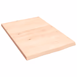 vidaXL Bathroom Countertop Vanity Top Wash Basin Worktop Treated Solid Wood - brown, 40 x 60 x 2 cm
