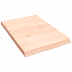 vidaXL Bathroom Countertop Vanity Top Wash Basin Worktop Treated Solid Wood - brown, 40 x 60 x 4 cm