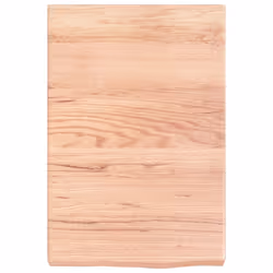 vidaXL Bathroom Countertop Vanity Top Wash Basin Worktop Treated Solid Wood - light brown, 40 x 60 x 6 cm - Additional view 2