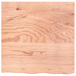 vidaXL Bathroom Countertop Vanity Top Wash Basin Worktop Treated Solid Wood - light brown, 60 x 60 x 2 cm - Additional view 2