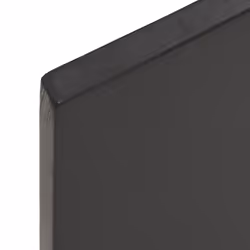 vidaXL Bathroom Countertop Vanity Top Wash Basin Worktop Treated Solid Wood - dark grey, 40 x 40 x 2 cm - Additional view 4