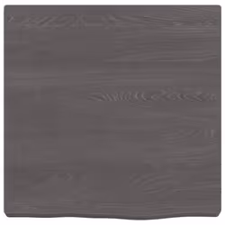 vidaXL Bathroom Countertop Vanity Top Wash Basin Worktop Treated Solid Wood - dark grey, 40 x 40 x 4 cm - Additional view 2