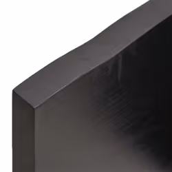 vidaXL Bathroom Countertop Vanity Top Wash Basin Worktop Treated Solid Wood - dark grey, 40 x 40 x 4 cm - Additional view 6
